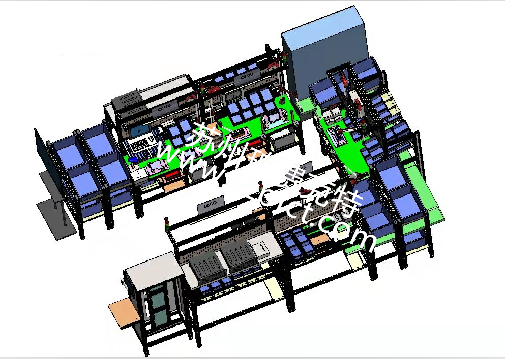 智能行车大脑主机装配测试线