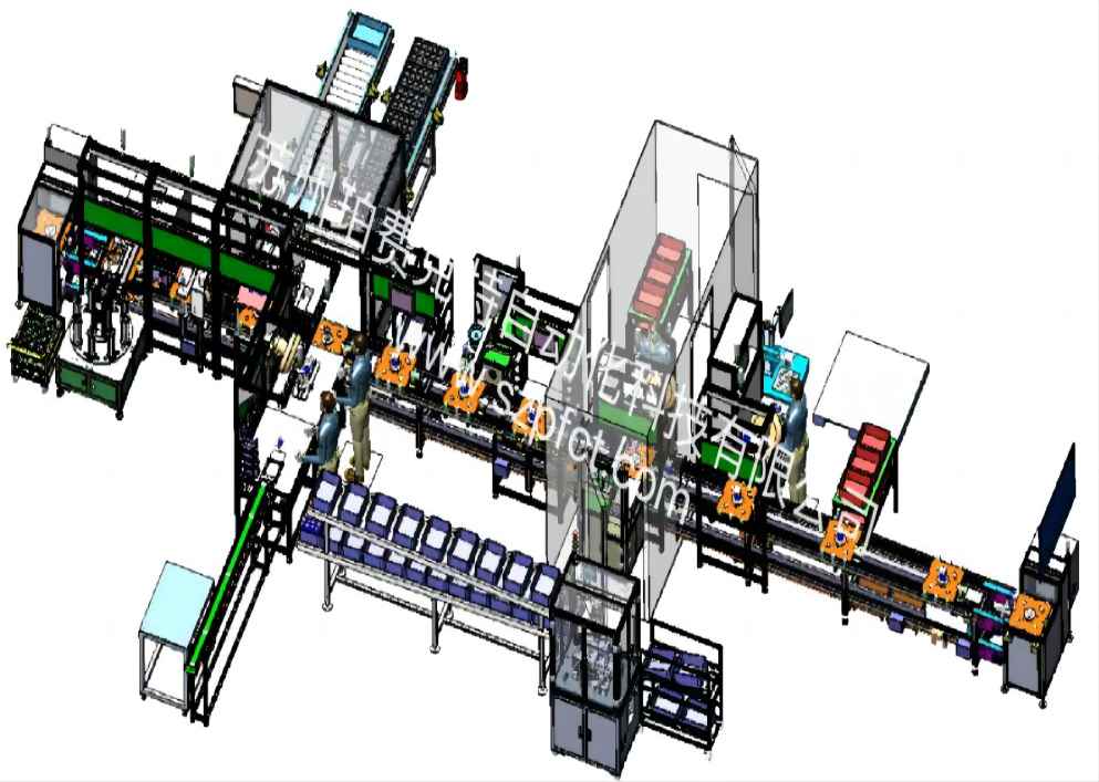 电机生产流水线
