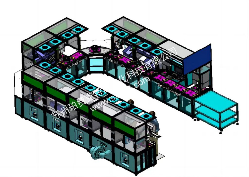 执行器装配测试生产线