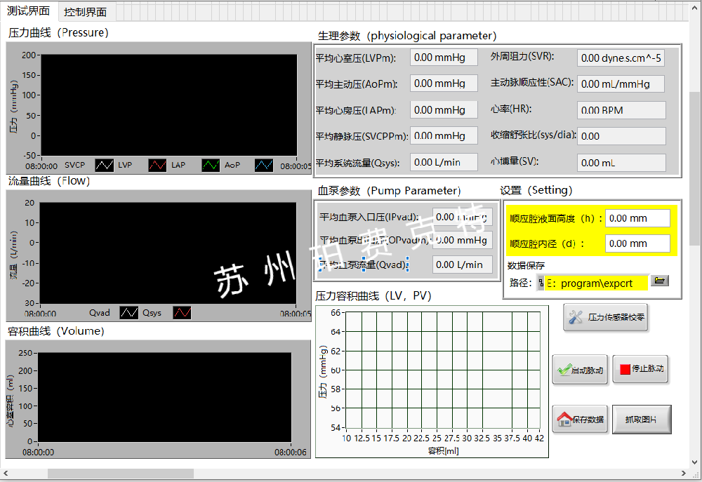 循环系统模拟装置测试系统